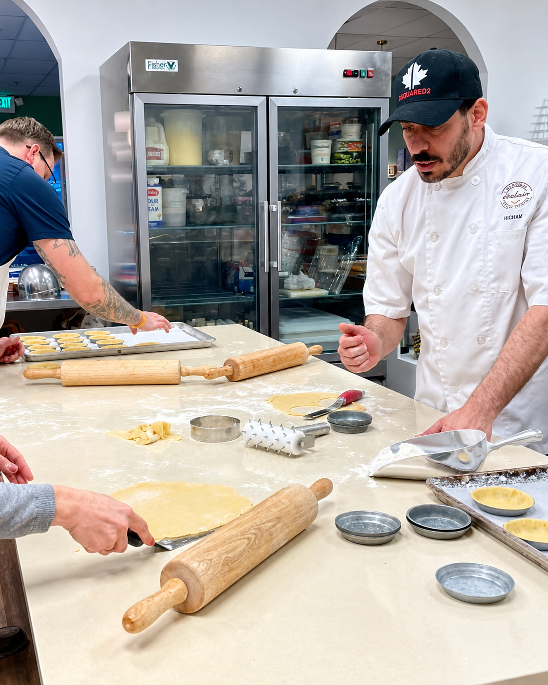 Éclair French Pastry hands-on tart workshop class